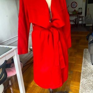 Badgley & Mischka Red Trench coat.